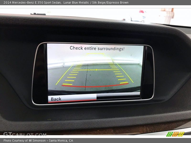 Lunar Blue Metallic / Silk Beige/Espresso Brown 2014 Mercedes-Benz E 350 Sport Sedan