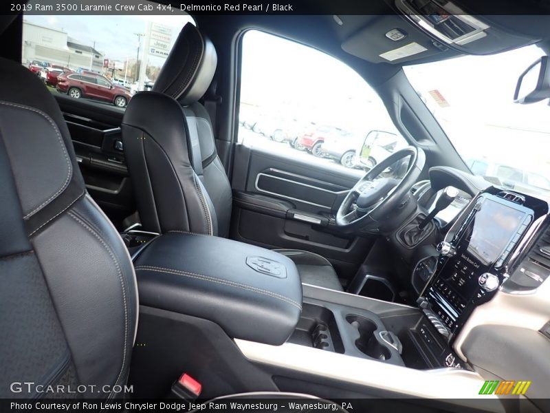 Front Seat of 2019 3500 Laramie Crew Cab 4x4