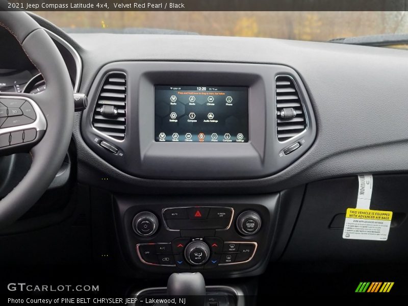 Velvet Red Pearl / Black 2021 Jeep Compass Latitude 4x4