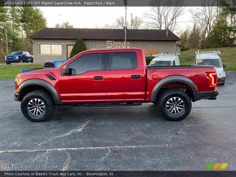 Rapid Red / Black 2020 Ford F150 SVT Raptor SuperCrew 4x4