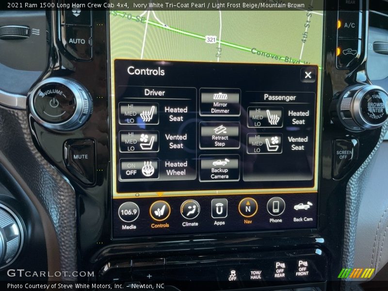 Navigation of 2021 1500 Long Horn Crew Cab 4x4