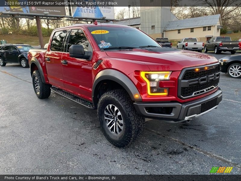 Rapid Red / Black 2020 Ford F150 SVT Raptor SuperCrew 4x4