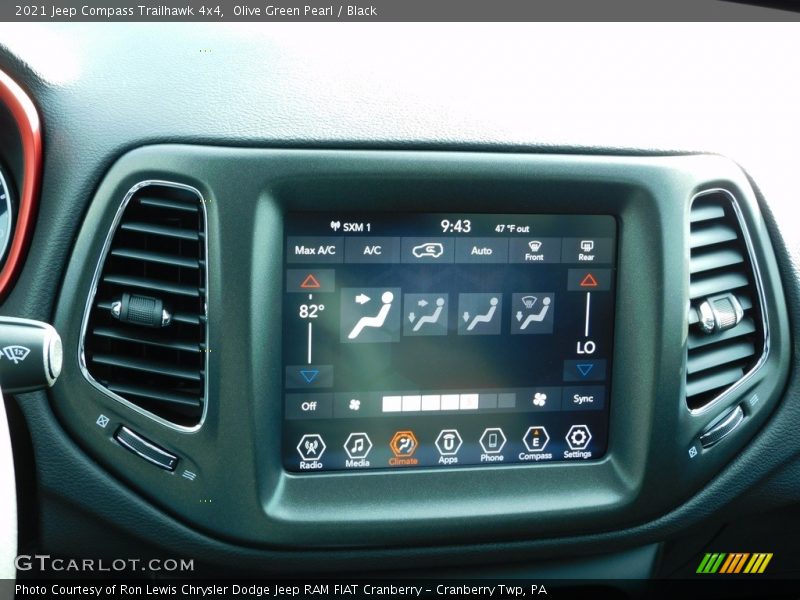 Olive Green Pearl / Black 2021 Jeep Compass Trailhawk 4x4