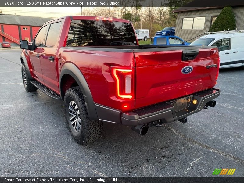 Rapid Red / Black 2020 Ford F150 SVT Raptor SuperCrew 4x4
