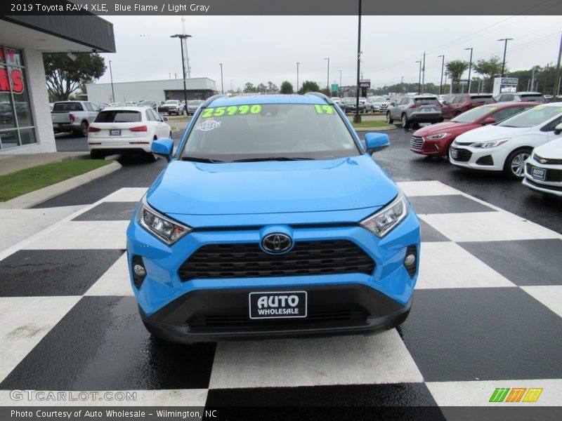 Blue Flame / Light Gray 2019 Toyota RAV4 XLE