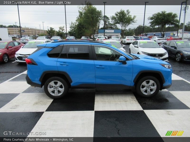 Blue Flame / Light Gray 2019 Toyota RAV4 XLE
