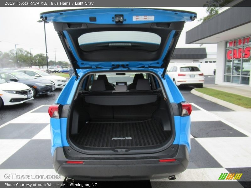 Blue Flame / Light Gray 2019 Toyota RAV4 XLE