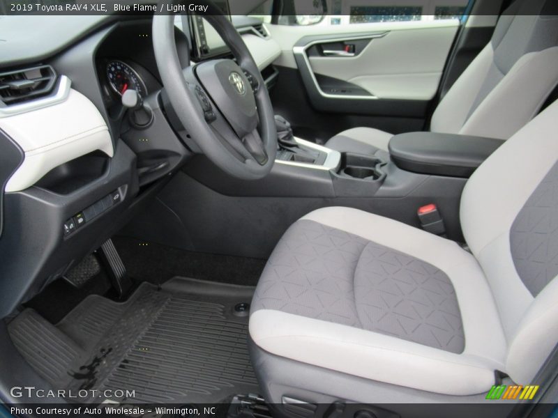 Blue Flame / Light Gray 2019 Toyota RAV4 XLE