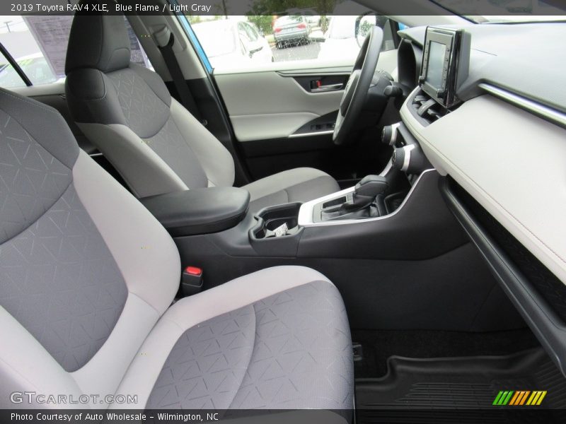 Blue Flame / Light Gray 2019 Toyota RAV4 XLE