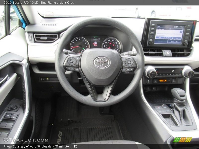 Blue Flame / Light Gray 2019 Toyota RAV4 XLE