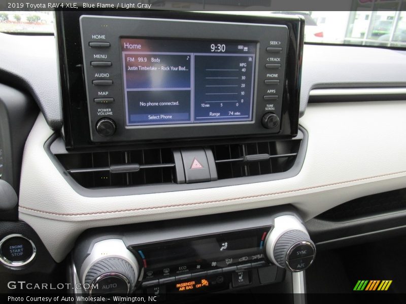 Blue Flame / Light Gray 2019 Toyota RAV4 XLE