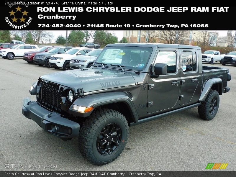 Granite Crystal Metallic / Black 2021 Jeep Gladiator Willys 4x4