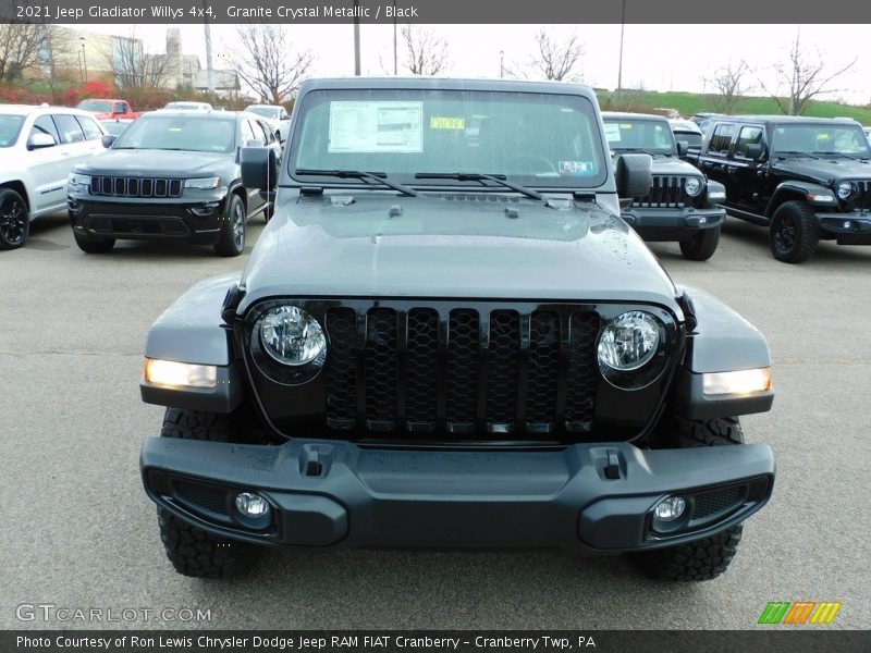 Granite Crystal Metallic / Black 2021 Jeep Gladiator Willys 4x4