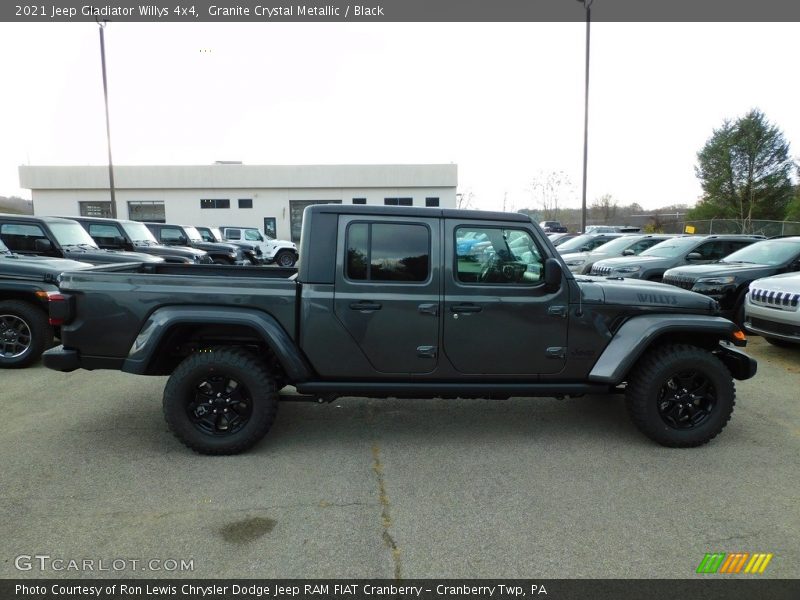 Granite Crystal Metallic / Black 2021 Jeep Gladiator Willys 4x4