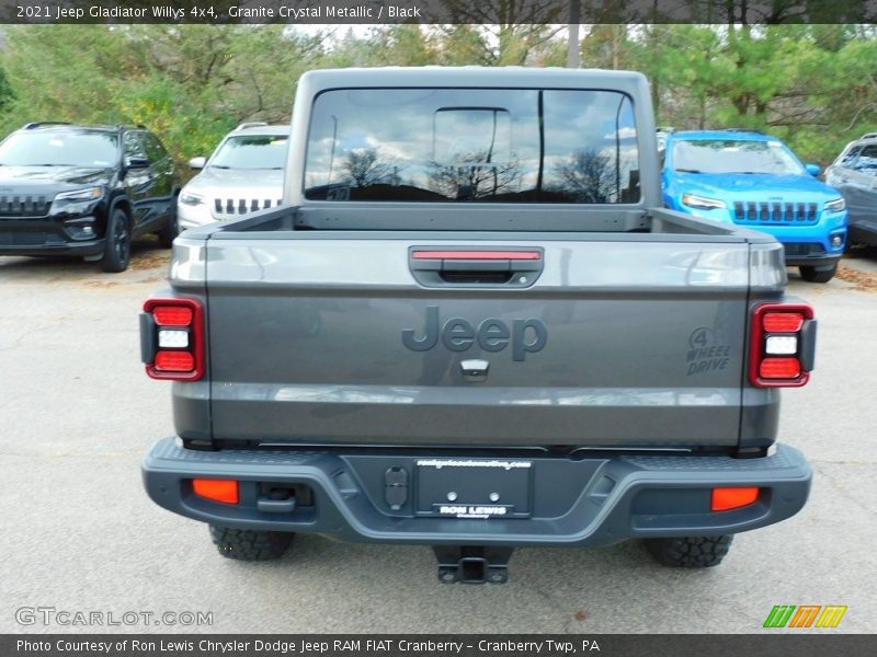 Granite Crystal Metallic / Black 2021 Jeep Gladiator Willys 4x4