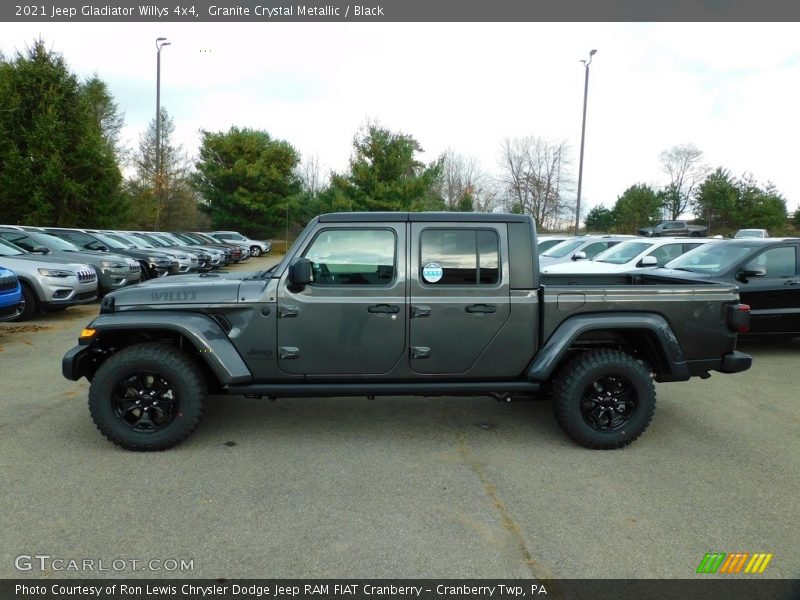 Granite Crystal Metallic / Black 2021 Jeep Gladiator Willys 4x4