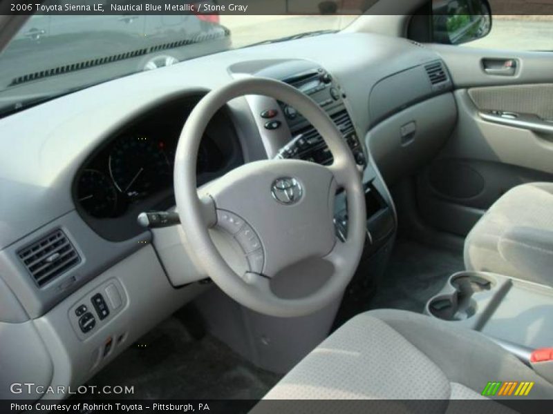Nautical Blue Metallic / Stone Gray 2006 Toyota Sienna LE