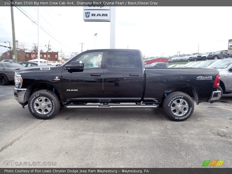 Diamond Black Crystal Pearl / Black/Diesel Gray 2020 Ram 2500 Big Horn Crew Cab 4x4