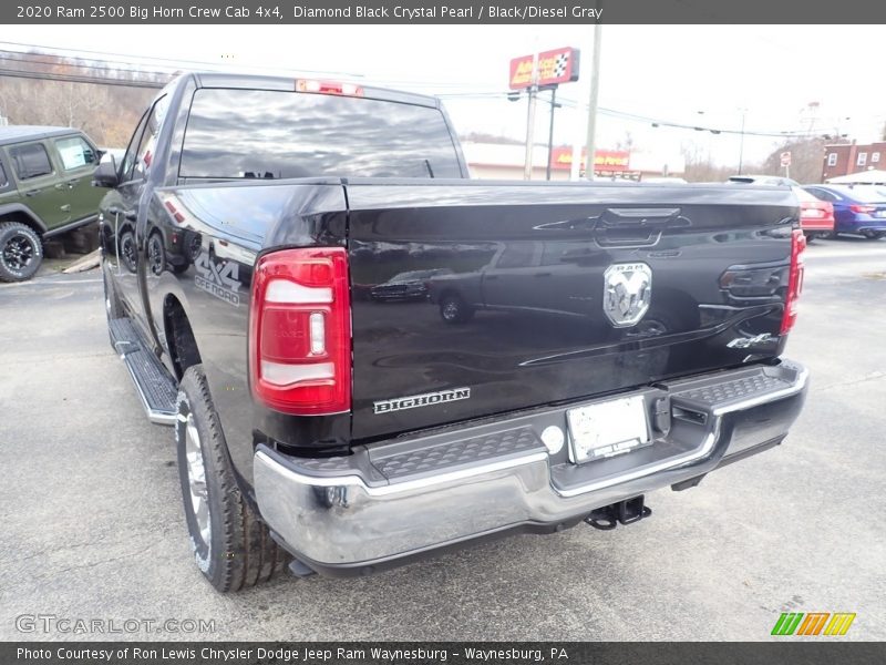 Diamond Black Crystal Pearl / Black/Diesel Gray 2020 Ram 2500 Big Horn Crew Cab 4x4