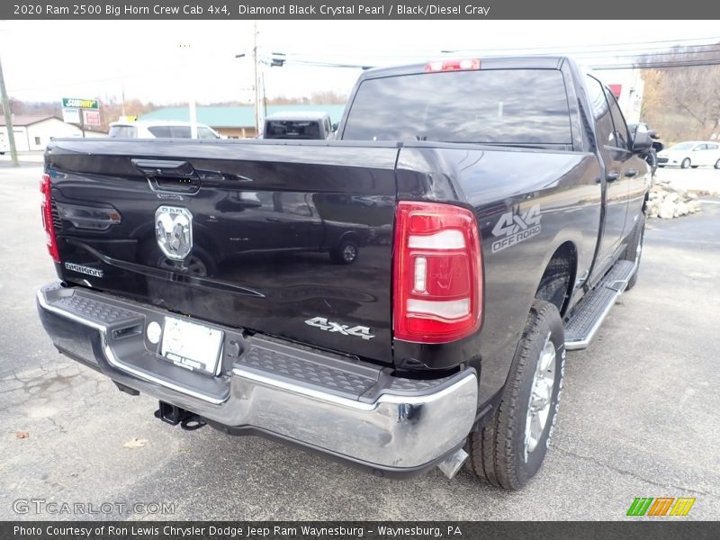Diamond Black Crystal Pearl / Black/Diesel Gray 2020 Ram 2500 Big Horn Crew Cab 4x4