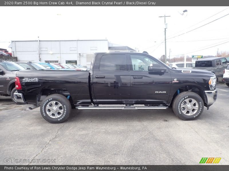 Diamond Black Crystal Pearl / Black/Diesel Gray 2020 Ram 2500 Big Horn Crew Cab 4x4
