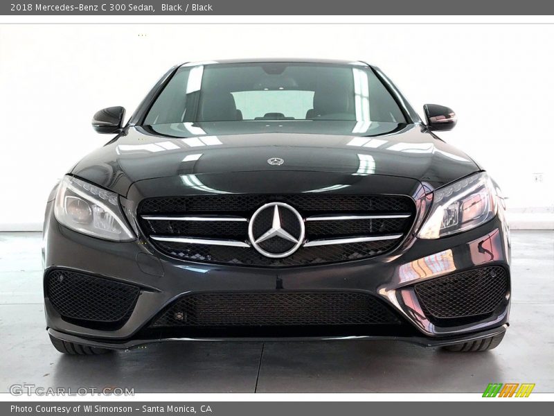 Black / Black 2018 Mercedes-Benz C 300 Sedan