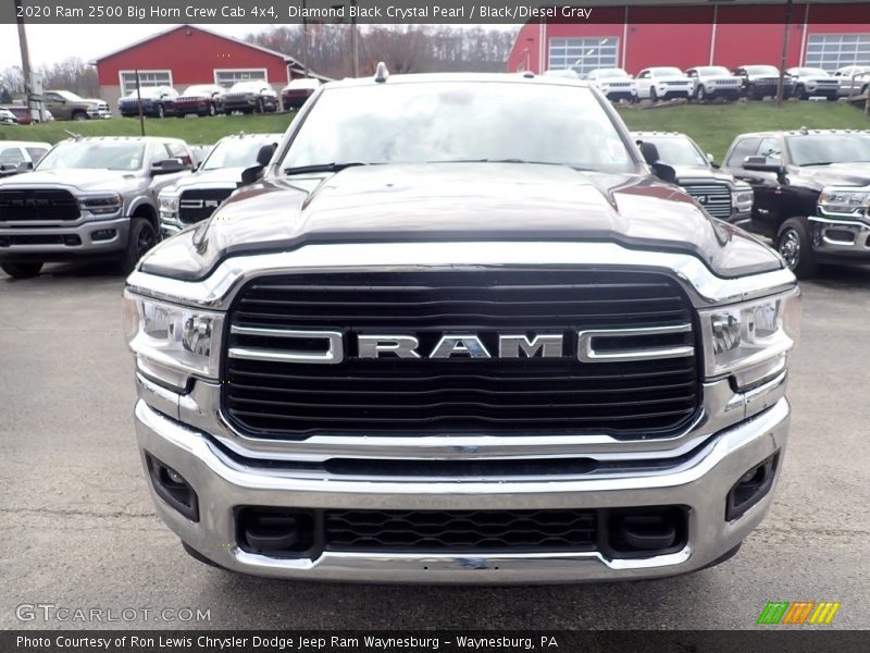 Diamond Black Crystal Pearl / Black/Diesel Gray 2020 Ram 2500 Big Horn Crew Cab 4x4