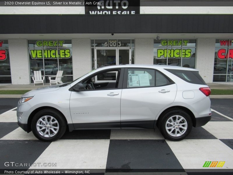 Silver Ice Metallic / Ash Gray 2020 Chevrolet Equinox LS