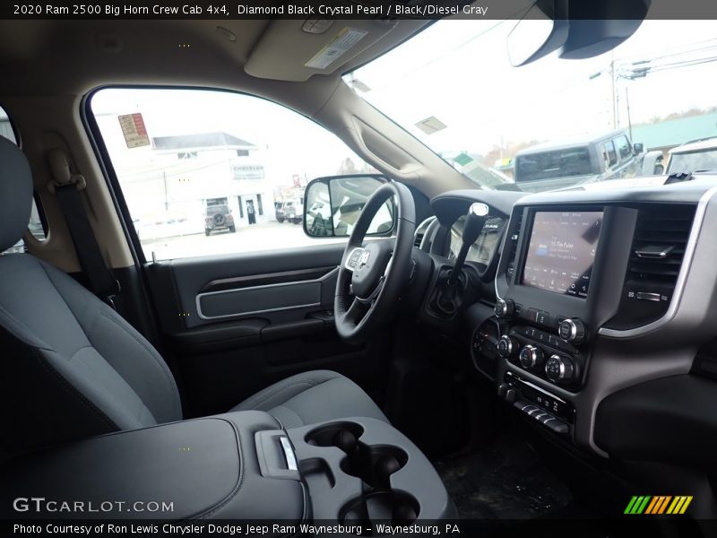 Diamond Black Crystal Pearl / Black/Diesel Gray 2020 Ram 2500 Big Horn Crew Cab 4x4