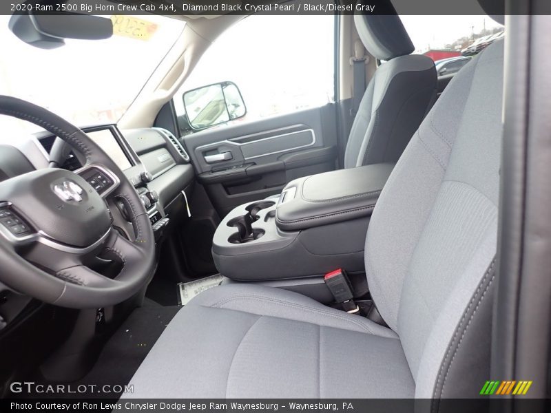 Diamond Black Crystal Pearl / Black/Diesel Gray 2020 Ram 2500 Big Horn Crew Cab 4x4