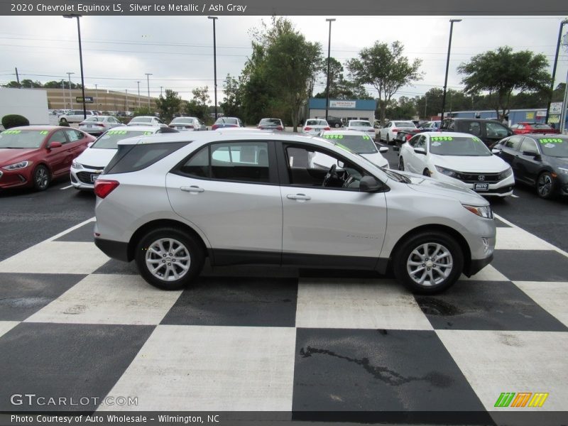 Silver Ice Metallic / Ash Gray 2020 Chevrolet Equinox LS