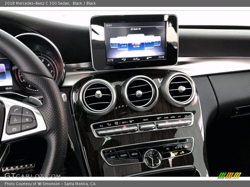 Black / Black 2018 Mercedes-Benz C 300 Sedan