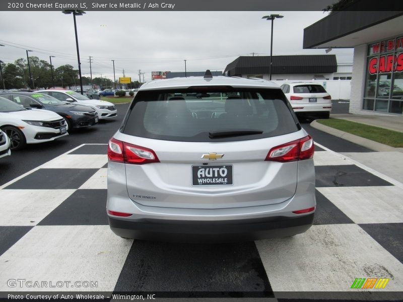 Silver Ice Metallic / Ash Gray 2020 Chevrolet Equinox LS