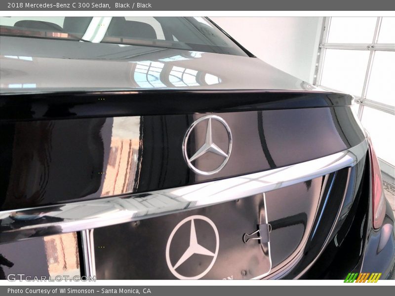 Black / Black 2018 Mercedes-Benz C 300 Sedan