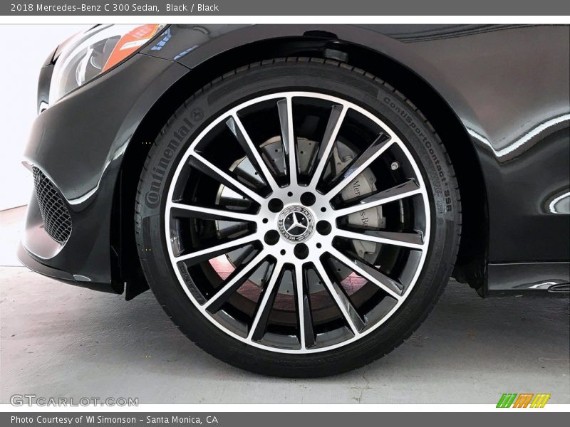 Black / Black 2018 Mercedes-Benz C 300 Sedan