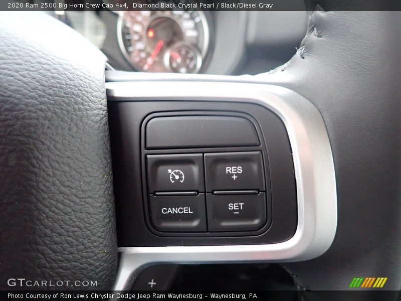 Diamond Black Crystal Pearl / Black/Diesel Gray 2020 Ram 2500 Big Horn Crew Cab 4x4