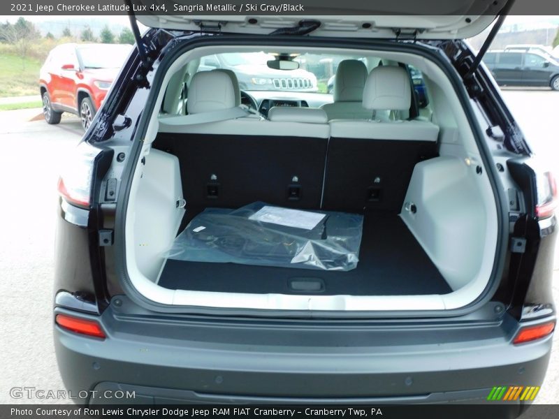 Sangria Metallic / Ski Gray/Black 2021 Jeep Cherokee Latitude Lux 4x4