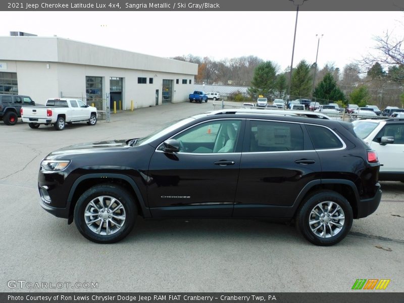  2021 Cherokee Latitude Lux 4x4 Sangria Metallic
