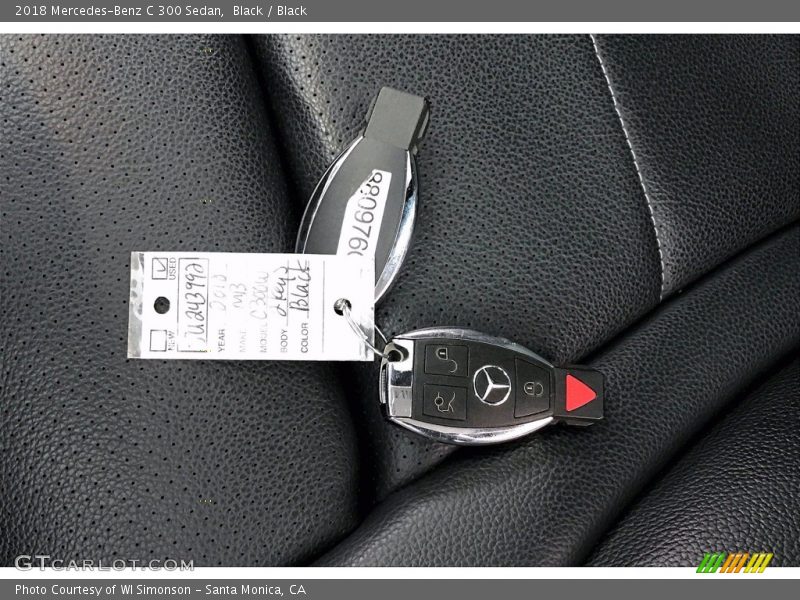 Black / Black 2018 Mercedes-Benz C 300 Sedan