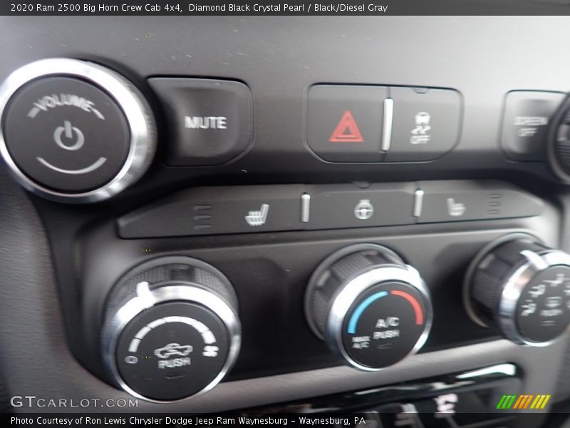 Diamond Black Crystal Pearl / Black/Diesel Gray 2020 Ram 2500 Big Horn Crew Cab 4x4