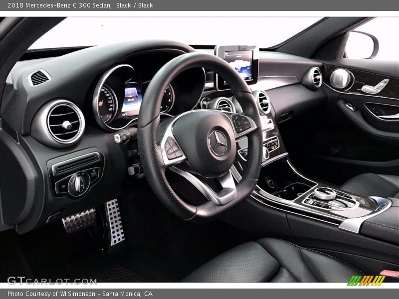 Black / Black 2018 Mercedes-Benz C 300 Sedan