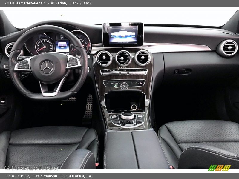 Black / Black 2018 Mercedes-Benz C 300 Sedan