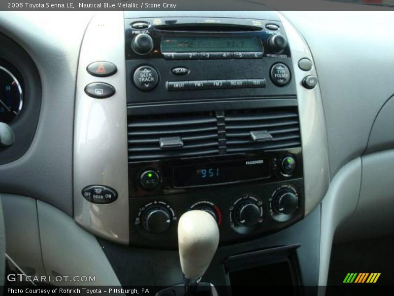 Nautical Blue Metallic / Stone Gray 2006 Toyota Sienna LE