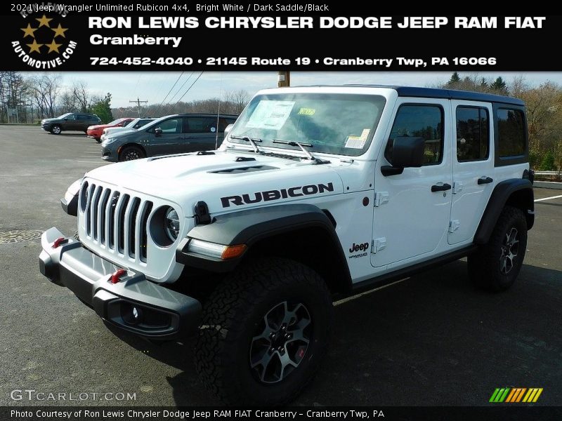Bright White / Dark Saddle/Black 2021 Jeep Wrangler Unlimited Rubicon 4x4
