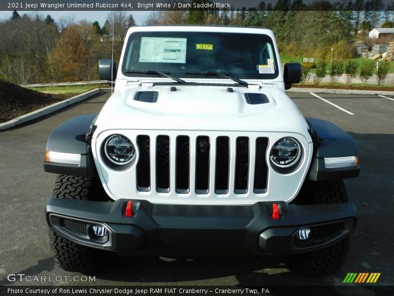 Bright White / Dark Saddle/Black 2021 Jeep Wrangler Unlimited Rubicon 4x4