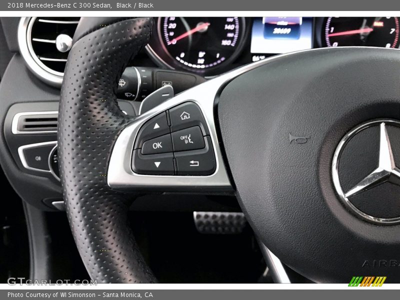 Black / Black 2018 Mercedes-Benz C 300 Sedan