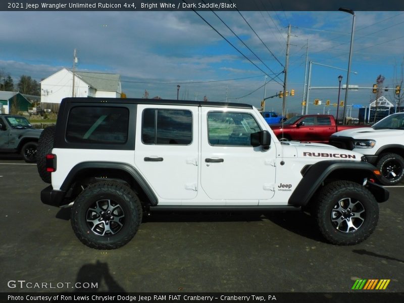 Bright White / Dark Saddle/Black 2021 Jeep Wrangler Unlimited Rubicon 4x4