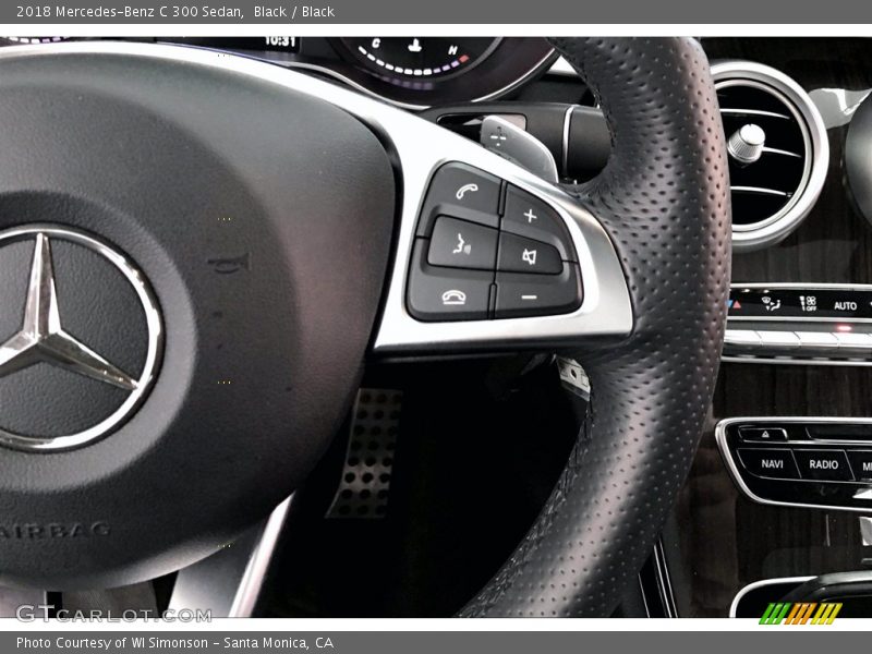 Black / Black 2018 Mercedes-Benz C 300 Sedan