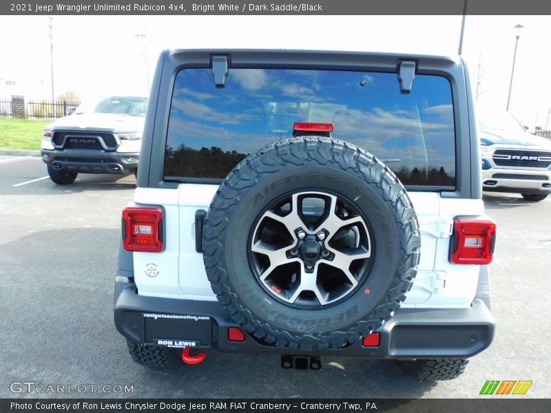 Bright White / Dark Saddle/Black 2021 Jeep Wrangler Unlimited Rubicon 4x4