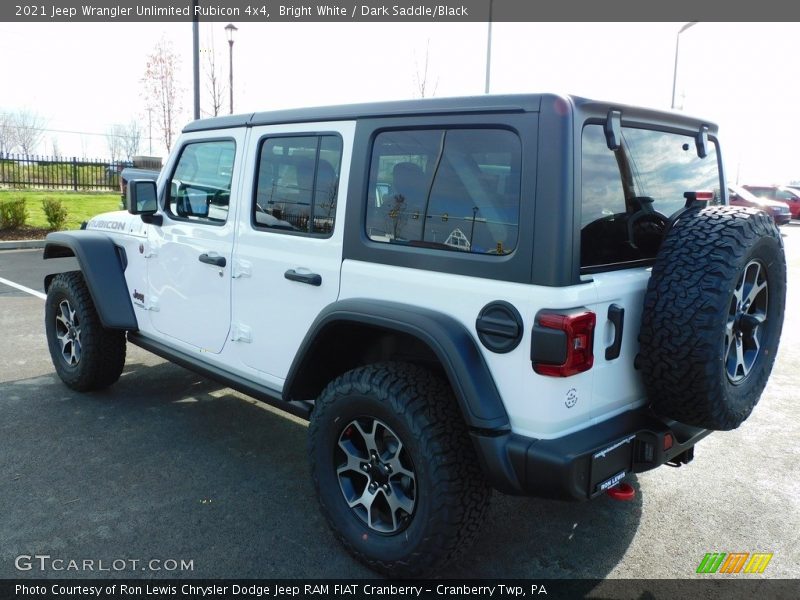 Bright White / Dark Saddle/Black 2021 Jeep Wrangler Unlimited Rubicon 4x4
